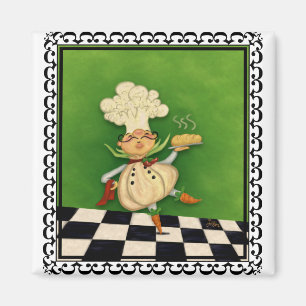 Whimsical Chef Magneet