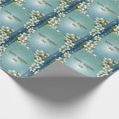 Whimsical Cherry bloesem met Sparkles Cadeaupapier (Hoek)