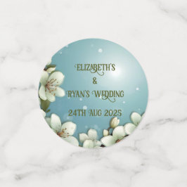 Whimsical Cherry bloesem met Sparkles Confetti