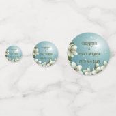 Whimsical Cherry bloesem met Sparkles Confetti (Achterkanten)