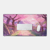 Whimsical Cherry Blossom Gaming Mousepad Bureaumat (Keyboard & Muis)