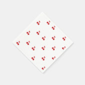 Whimsical Cherry op Top Cherry Theme Servet (Hoek)