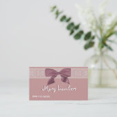 Whimsical Children's Calling Card Contactkaartje (Staand voorkant)