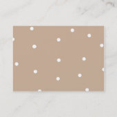 Whimsical Childrens Calling Card Contactkaartje (Achterkant)