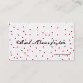 Whimsical Children's Calling Card Contactkaartje (Achterkant)