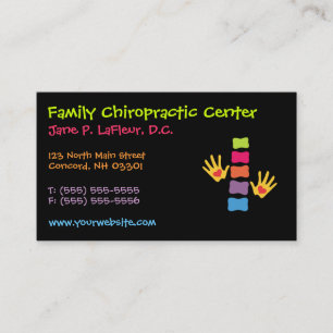 Whimsical Chiropractic Visitekaartjes
