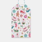 Whimsical Christmas Cadeaulabel (Achterkant)