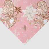 Whimsical Christmas Cookie Design Tissuepapier (Detail)