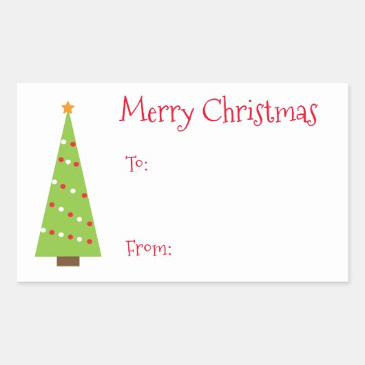 Whimsical Christmas Gift Tags (Voorkant)