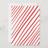 Whimsical Christmas Holiday Party Schattige Custom Kaart (Achterkant)