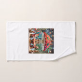 Whimsical Christmas Mushroom Handdoek Design (Handdoek)