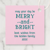 Whimsical Christmas Peace Dove Cute Holiday Gift Bedankjes Labels (Achterkant)