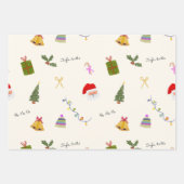 Whimsical Christmas Seamless Pattern  Inpakpapier Vel (Voorkant 2)