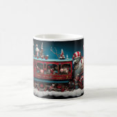 Whimsical Christmas Snoep Train 1 Mok (Center)