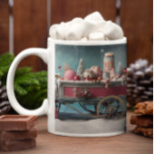 Whimsical Christmas Snoep Winkelwagen 2 Mok