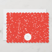 Whimsical Christmas Tree Enfants Invitation de fêt (Dos)