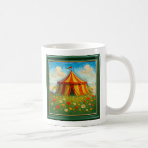 Whimsical Circus Tent Mug Koffiemok