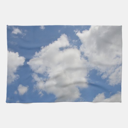 Whimsical Cloud Kitchen Towel Theedoek (Horizontaal)