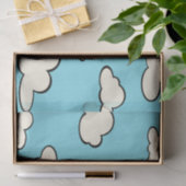 WHIMSICAL CLOUD PATTERN TISSUE PAPER TISSUEPAPIER (Geschenk)