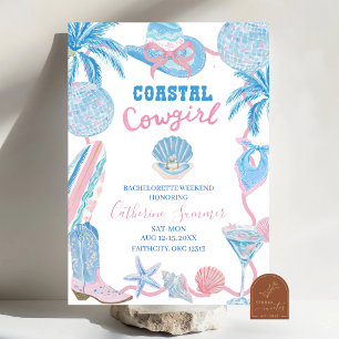 Whimsical Coastal Cowgirl Bachelorette Weekend Uit Kaart