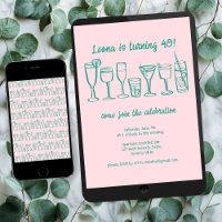 Whimsical Cocktail Drink op maat verjaardagsfeestj