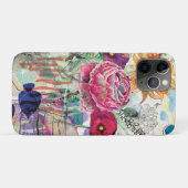 Whimsical collagekunst met gemengde techniek Case-Mate iPhone case (Achterkant (horizontaal))