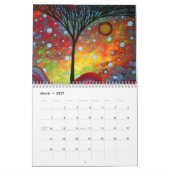 Whimsical coloré 2014 Calendrier Beau Art (Mar 2027)