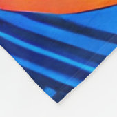 Whimsical Colorful Abstract Artistic Fleece Blanke Deken (Hoek)