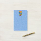 Whimsical Colorful Fantasy Owl Post-it® Notes (Op bureau)