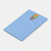 Whimsical Colorful Fantasy Owl Post-it® Notes (Schuin)