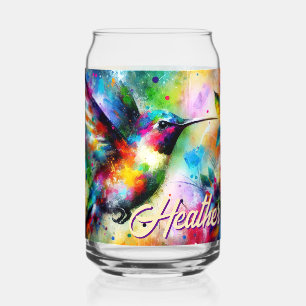 Whimsical Colorful Hummingbird Bird Personnalisé