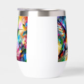 Whimsical Colorful Hummingbird Bird Personnalisé (Droite)