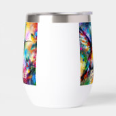 Whimsical Colorful Hummingbird Bird Personnalisé (Gauche)