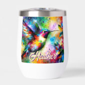 Whimsical Colorful Hummingbird Bird Personnalisé (Avant)