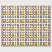 Whimsical Colorful Ownership Pattern Cadeaupapier (Vlak)