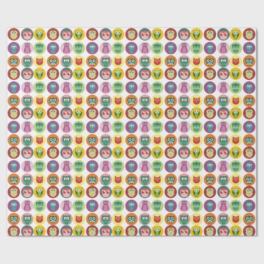 Whimsical Colorful Ownership Pattern Cadeaupapier (Vlak)