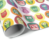 Whimsical Colorful Ownership Pattern Cadeaupapier (Rol Hoek)