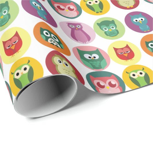 Whimsical Colorful Ownership Pattern Cadeaupapier (Rol Hoek)
