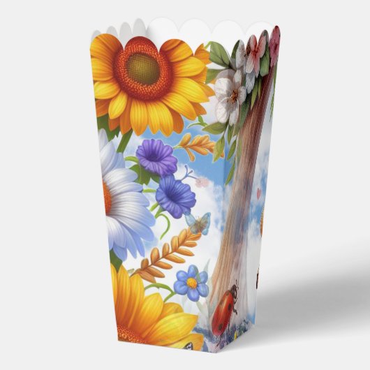 Whimsical Comical Favor Box Bedankdoosjes (Achterkant)