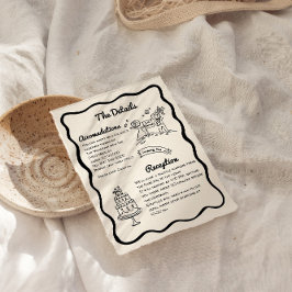 Whimsical cosmic space The details Enclosure Card Bedankkaart