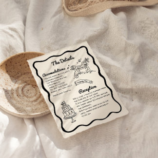 Whimsical cosmic space The details Enclosure Card Bedankkaart