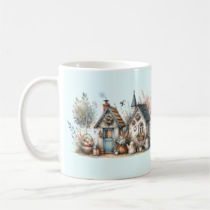 Whimsical Cottage Garden Koffiemok