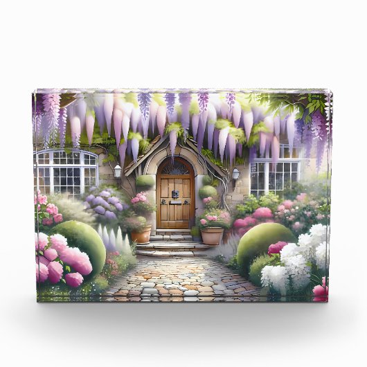 Whimsical Cottage Garden Pathway Fotoblokken (Voorkant)