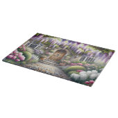 Whimsical Cottage Garden Pathway Snijplank (Hoek)