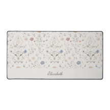 Whimsical Cottagecore Beige Monogram Naam Bloem