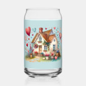 Whimsical Cottagecore Heart House Art (Recto)