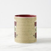 Whimsical Country Feestelijke Sneeuwman Cookie met Mok (Midden)