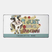 Whimsical Cow Farmhouse Personnalisé (Recto)