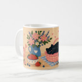 Whimsical Cozy Ceramic Coffee Mug (Devant gauche)
