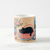 Whimsical Cozy Ceramic Coffee Mug (Centre)